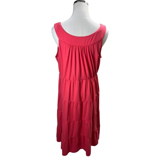 Russ Berens Dress Women's Size Large Pink Cotton Blend Shift Sleeveless - Picture 2 of 8
